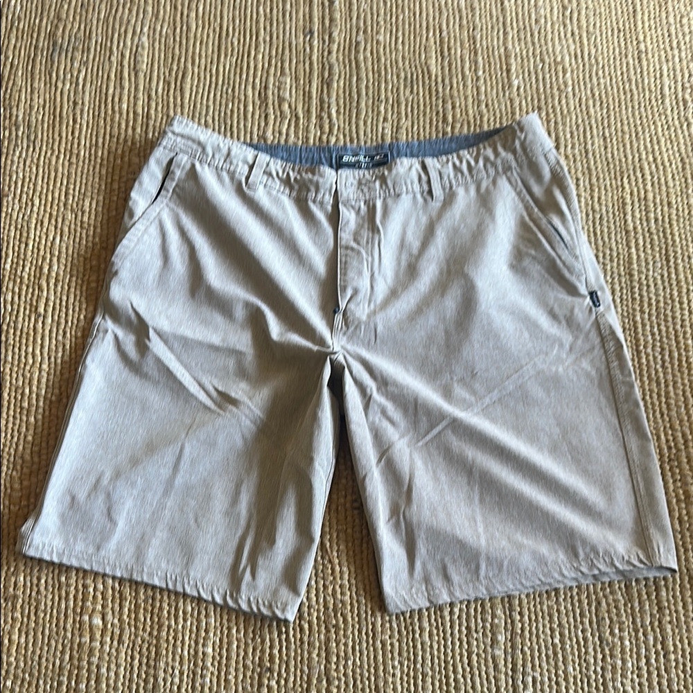 O'Neill Men's Light Tan Flat Front Shorts